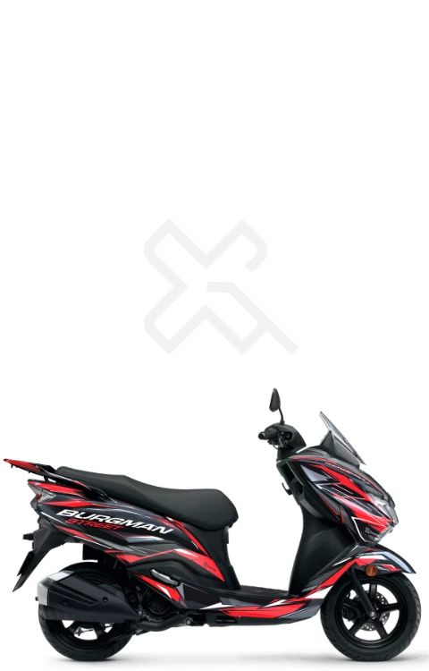 DOHC Edition Full Body Sticker Compatible with Burgman 125 | Made in Premium Matte Vinyl with FPF (Fade Protection Film), Waterproof, Precut Sticker, Pack of 1 Compatible with Both Side